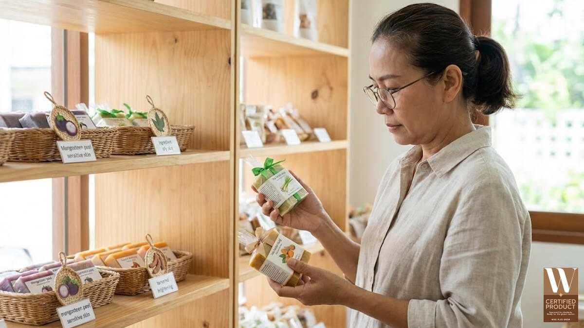 เลือกสบู่สมุนไพรไทยให้เหมาะกับสภาพผิวโดยดูส่วนผสมบนฉลาก