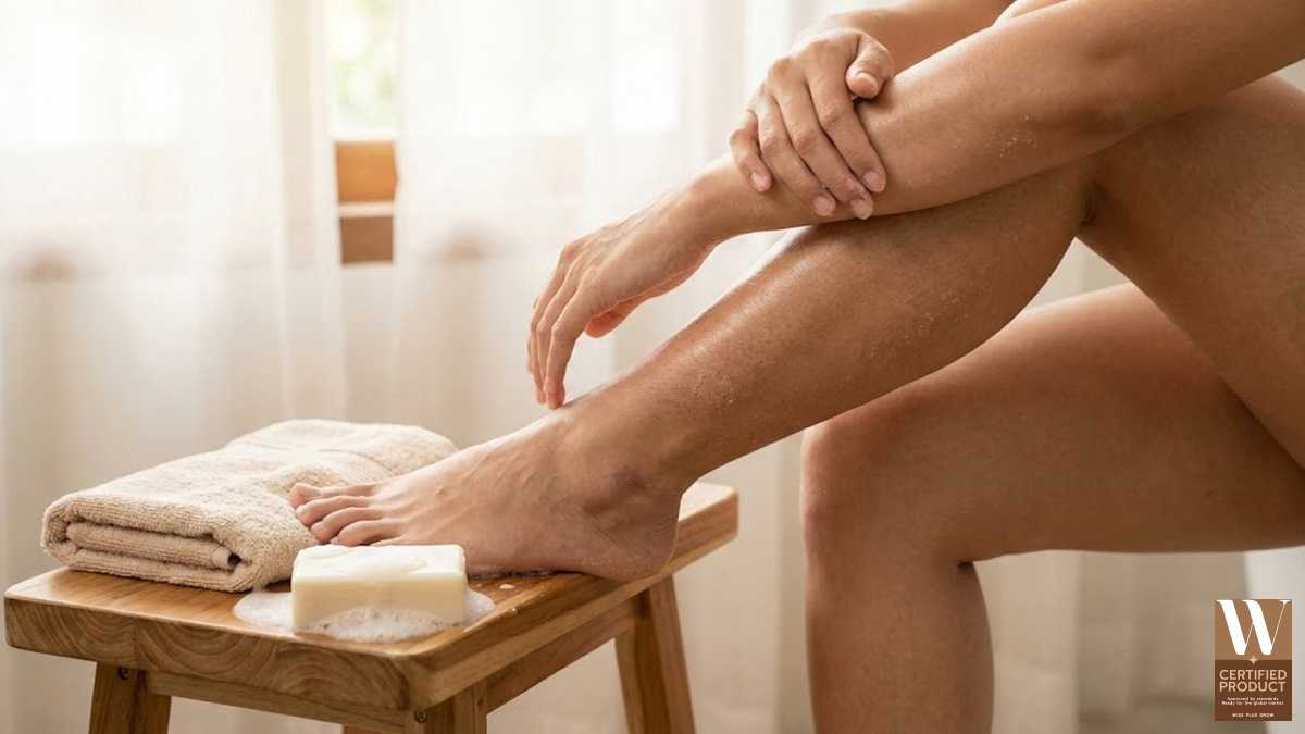 ผิวแห้งแพ้ง่ายดูชุ่มชื้นขึ้นด้วยสบู่คอลลาเจนนมแพะ