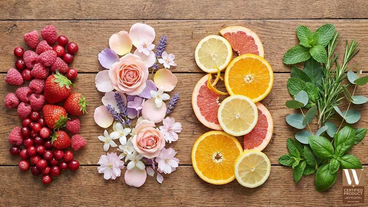 การเปรียบเทียบกลิ่นสบู่ฟรุตตี้เบอร์รี่กับโทนกลิ่นอื่น