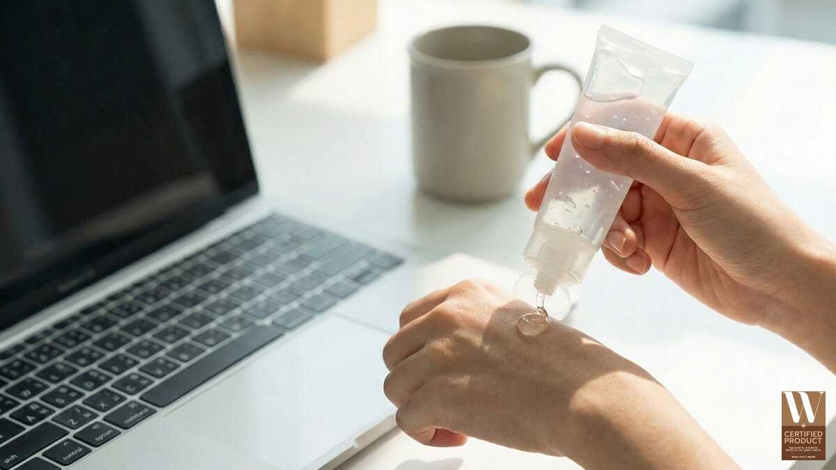 ครีมทามือเนื้อเจลที่เหมาะกับการใช้งานระหว่างวันและผิวที่ต้องการความเบาสบาย