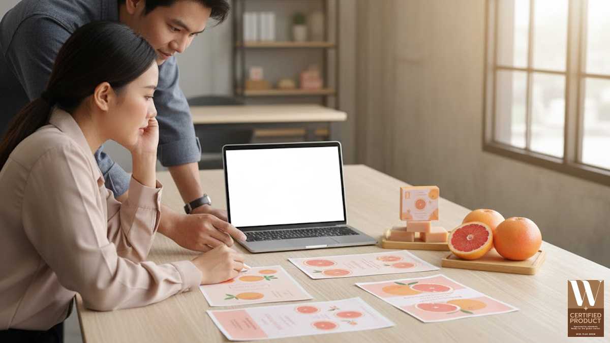 วางคอนเซ็ปต์ทำแบรนด์สบู่เกรปฟรุตตี้ร่วมกับโรงงานผลิตสบู่