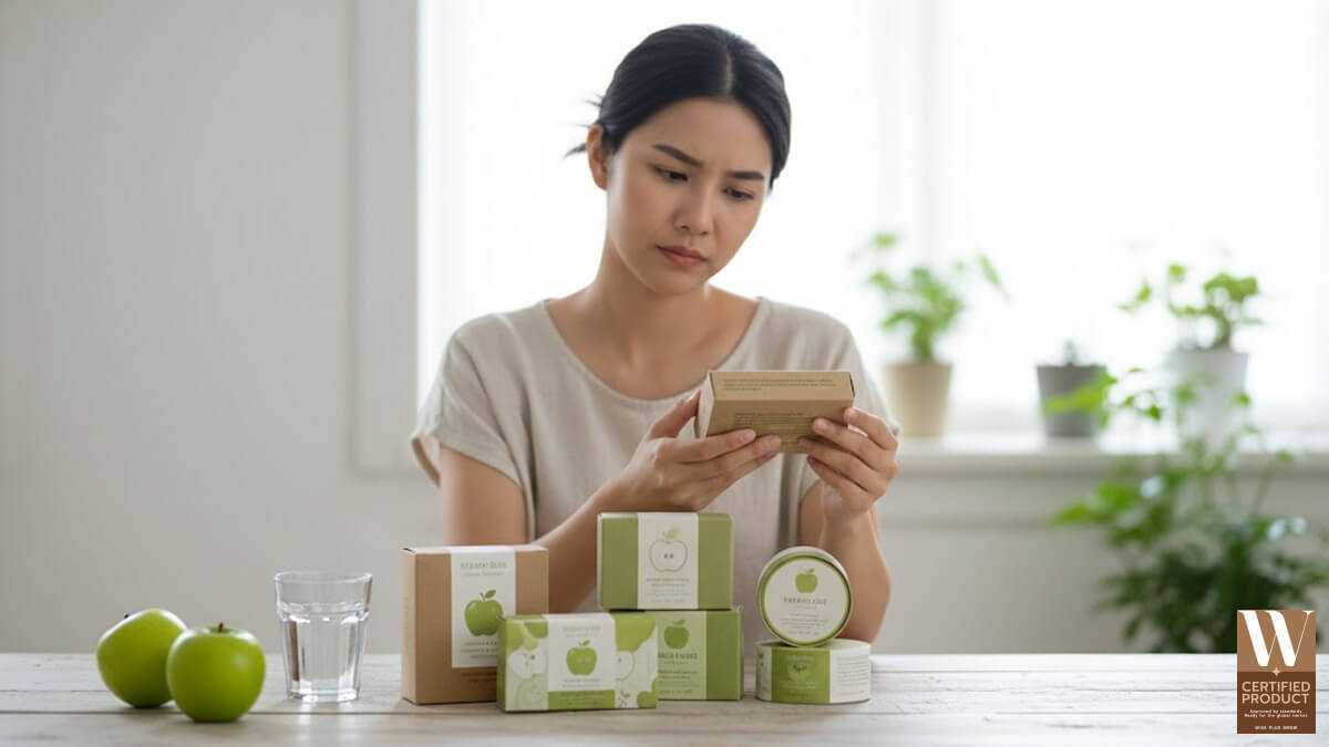 การเลือกสบู่แอปเปิ้ลกลูต้าตามส่วนผสมและสภาพผิว