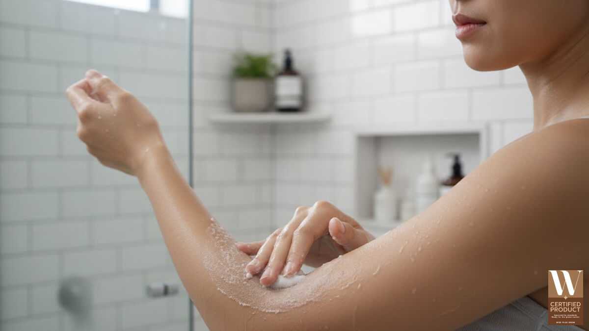 วิธีใช้สครับกีวีอย่างอ่อนโยน