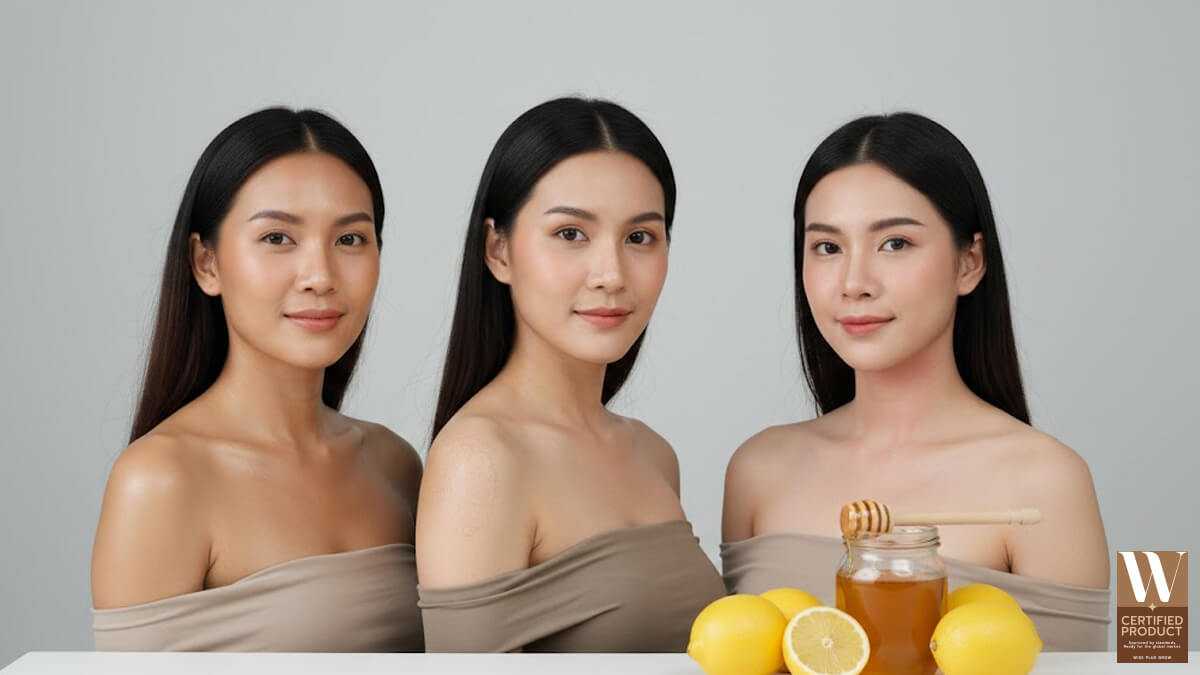 สภาพผิวมันผิวแห้งและผิวแพ้ง่ายสำหรับเลือกสบู่เลม่อนฮันนี่