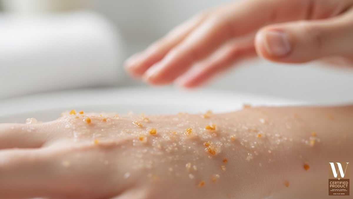 การขัดผิวด้วยเม็ดสครับละเอียด