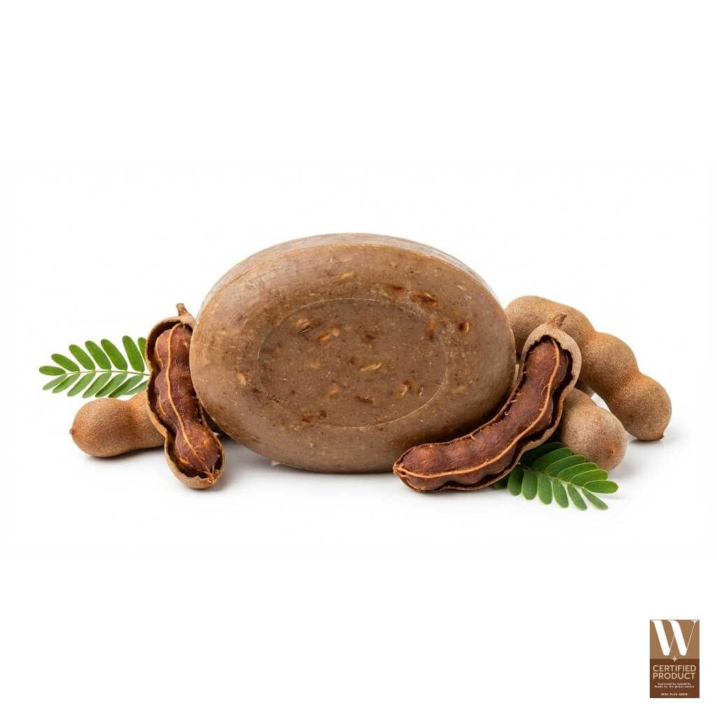 สบู่มะขามสำหรับการดูแลผิวแบบค่อยเป็นค่อยไปและอ่อนโยนต่อสภาพผิว