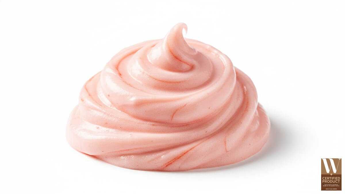 เนื้อสครับมะเขือเทศฟองนมแบบครีมมี่