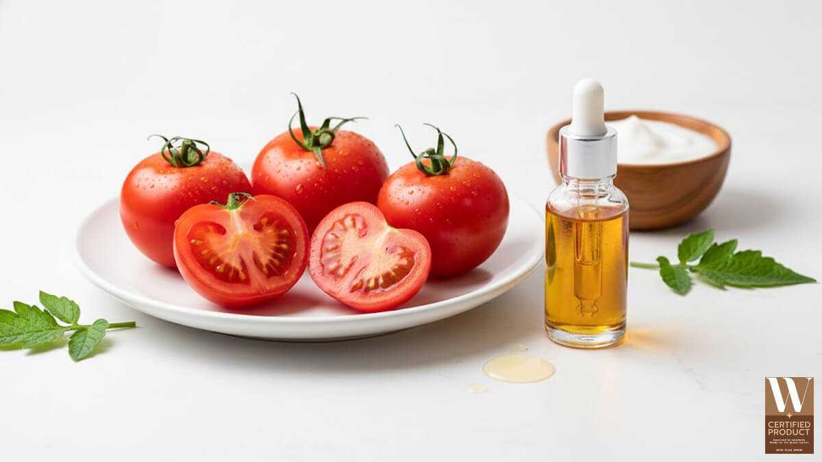 มะเขือเทศกับแนวคิดการดูแลผิวให้ดูสุขภาพดี