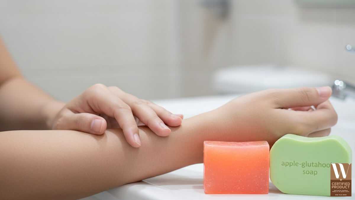 ข้อควรระวังผิวระคายเคืองจากการใช้สบู่แอปเปิ้ลกลูต้าสูตรแรง