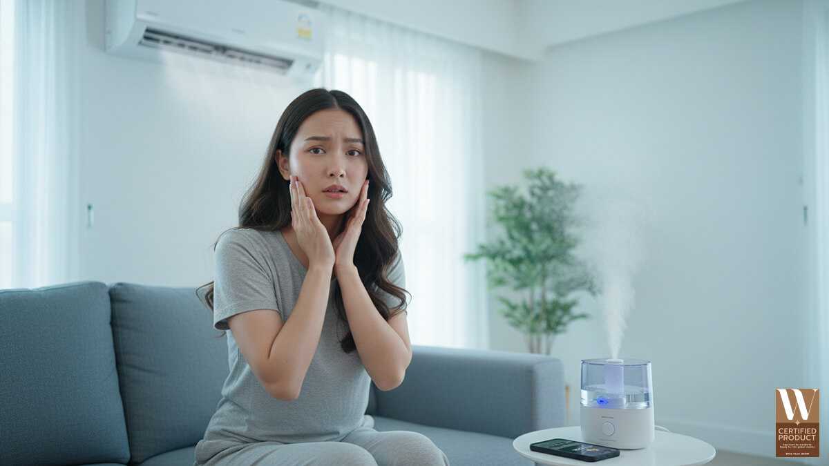 ห้องแอร์ส่งผลต่อผิวอย่างไรในแต่ละวัน