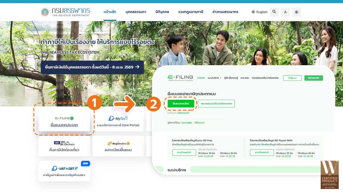 วิธีจัดการภาษีผ่านระบบออนไลน์ของกรมสรรพากรสำหรับผู้ประกอบการและพ่อค้าแม่ค้าออนไลน์