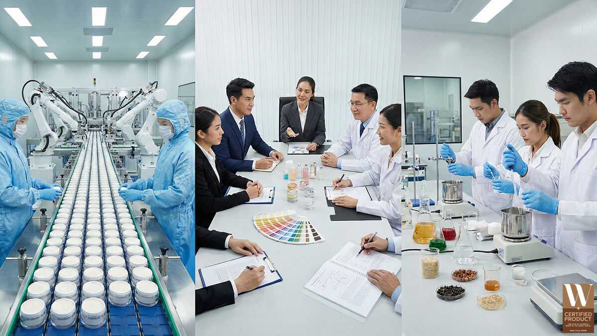 ขอบเขตการทำงานของโรงงานผลิตครีม OEM ที่ผู้เริ่มสร้างแบรนด์ควรเข้าใจ