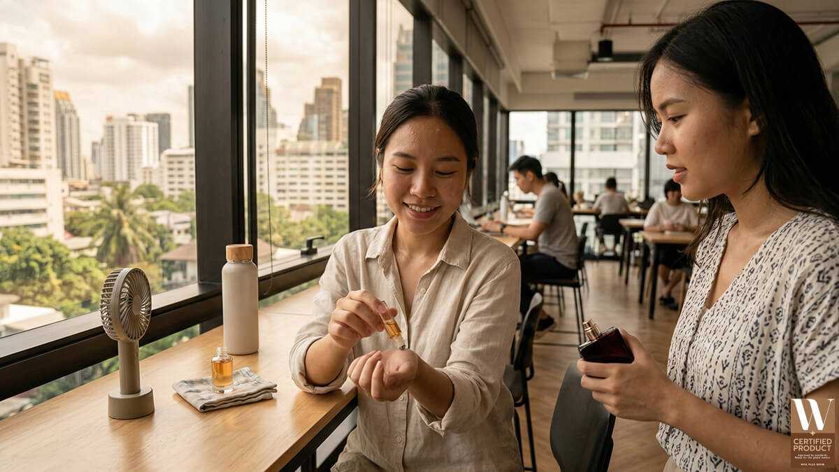 อิทธิพลภูมิอากาศเมืองร้อนต่อพฤติกรรมการเลือกกลิ่นน้ำหอม