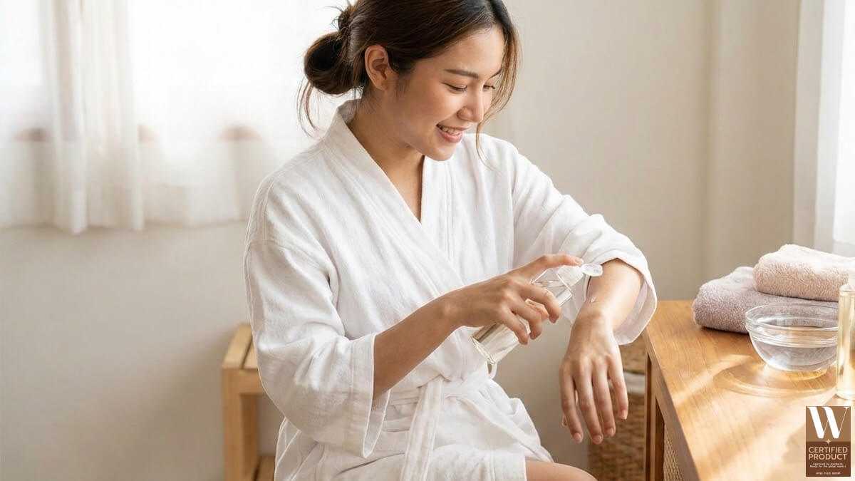 เบบี้ออยล์ผลิตภัณฑ์น้ำมันบำรุงผิวเพื่อเพิ่มความชุ่มชื้นและลดการสูญเสียน้ำของผิว