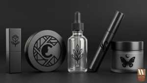 สีดำในงานออกแบบโลโก้แบรนด์เครื่องสำอาง