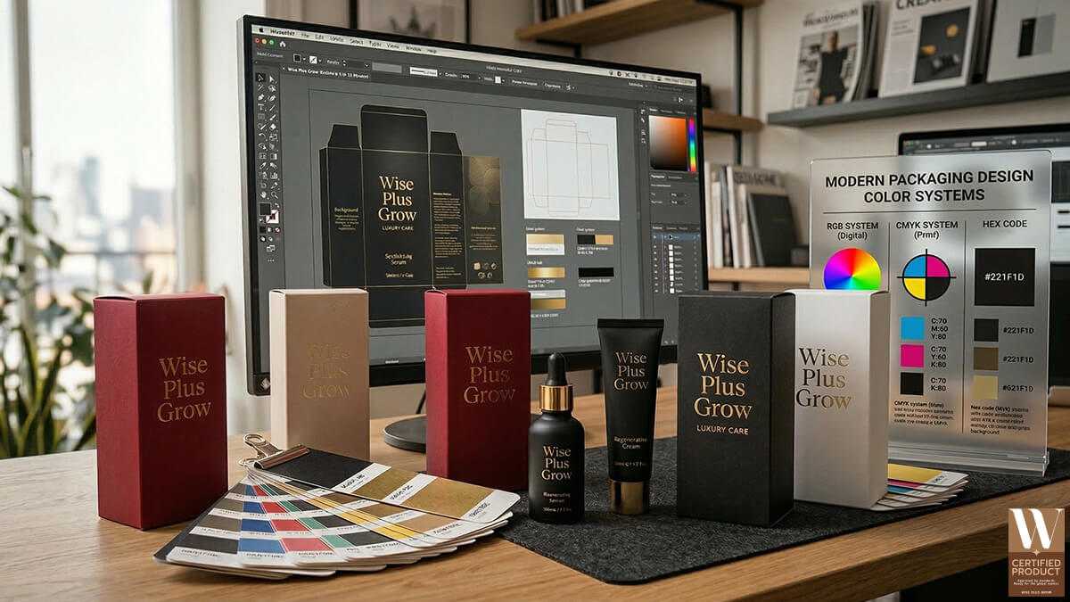 ตัวอย่างค่าสีดำในระบบ RGB CMYK และ HEX สำหรับงานออกแบบแพ็กเกจสินค้า