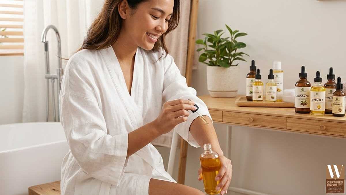 ผลิตภัณฑ์บอดี้ออยล์ในตลาดสกินแคร์สำหรับดูแลผิวกายและเพิ่มความชุ่มชื้น