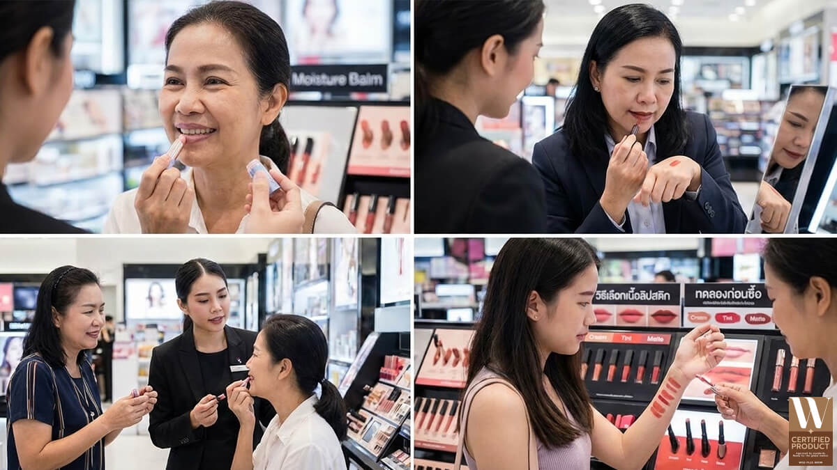 แนวทางเลือกเนื้อลิปสติกให้เหมาะกับสภาพริมฝีปากและสไตล์การแต่งหน้า