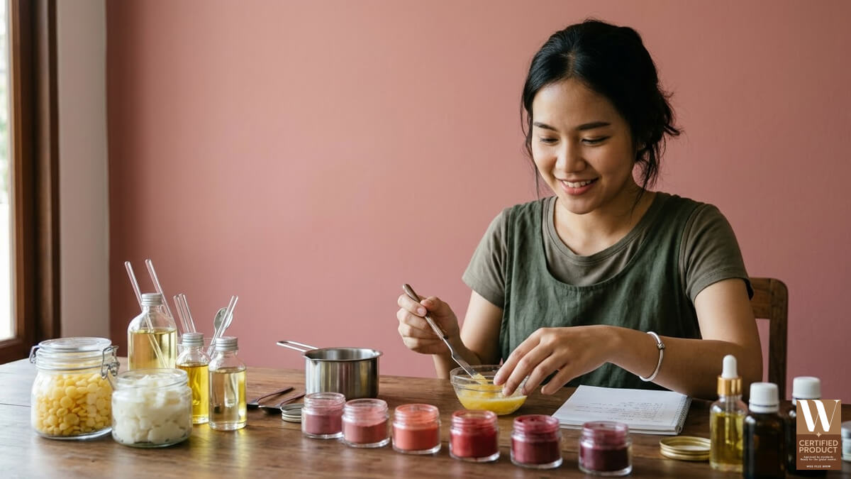 การคัดเลือกวัตถุดิบสำหรับสูตรลิปสติก