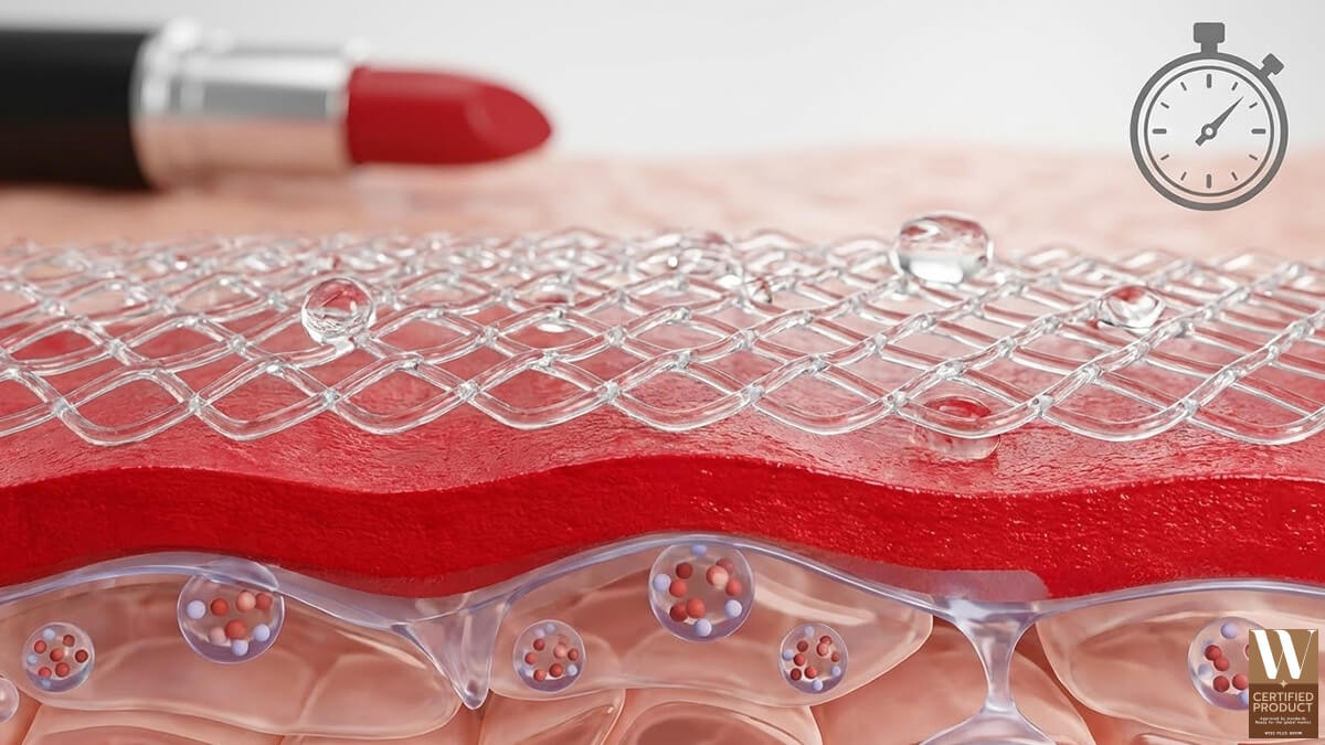 สารเพิ่มความติดทนของลิปสติกในสูตรเครื่องสำอางสำหรับริมฝีปาก