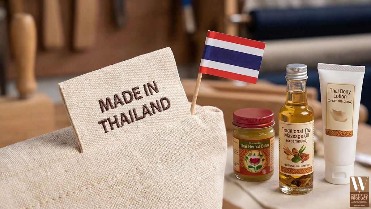 ความหมายของฉลาก Made in Thailand บนสินค้าและแหล่งผลิตในประเทศไทย