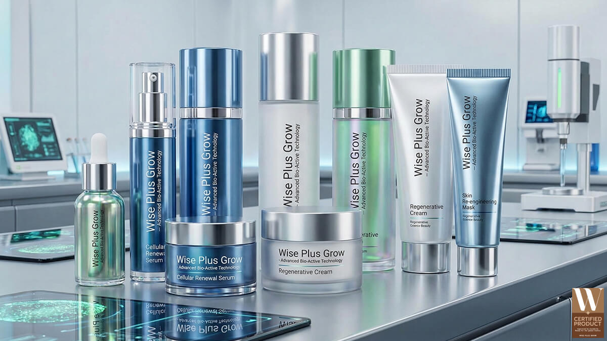 โทนสี Science Beauty และเทคโนโลยีความงามสำหรับแพ็กเกจเครื่องสำอาง