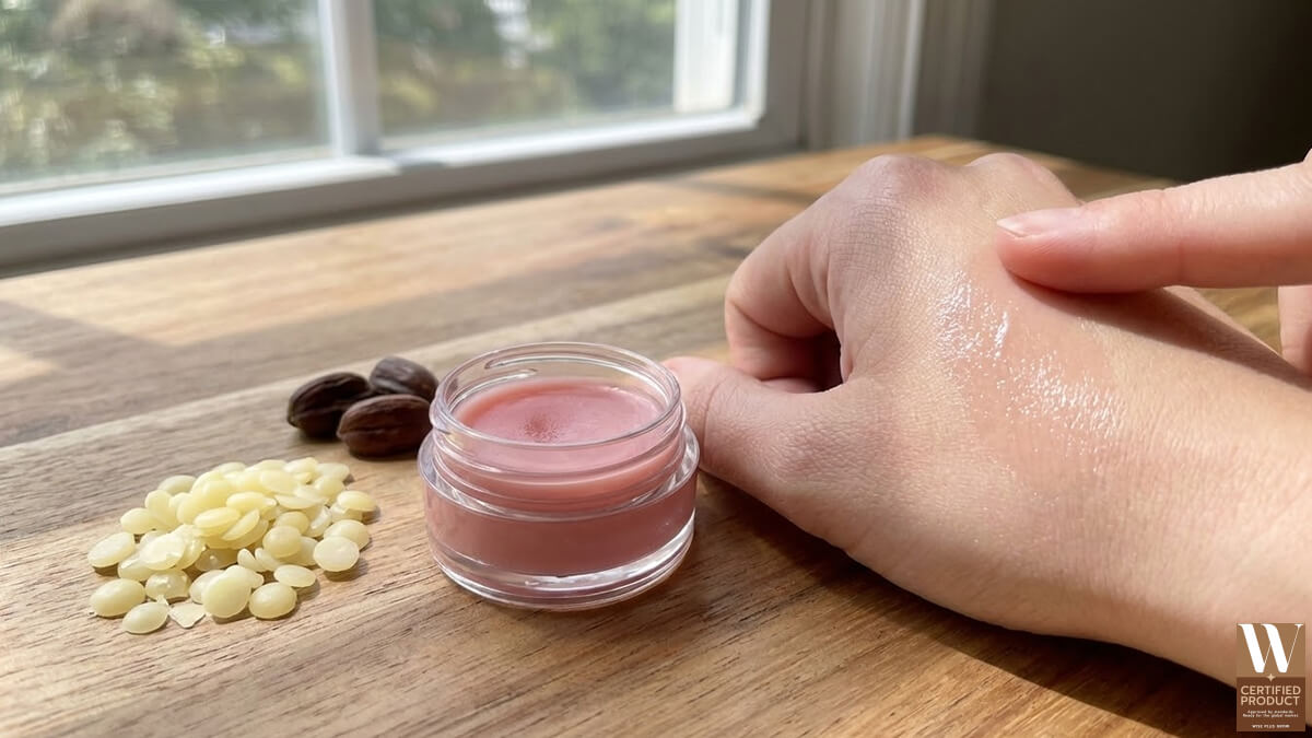 ลิปบาล์มแบบมีสีผลิตภัณฑ์เครื่องสำอางสำหรับบำรุงและเพิ่มสีให้ริมฝีปาก