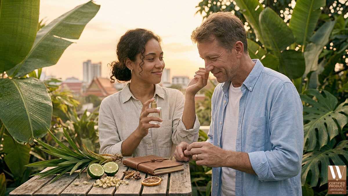 อิทธิพลภูมิอากาศร้อนชื้นต่อการพัฒนาน้ำหอมไทยและน้ำหอมเกรดพรีเมียมปี 2026