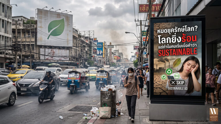 Sustainability Fatigue เมื่อผู้บริโภคเริ่มเบื่อกระแสรักษ์โลกท่ามกลางภาวะโลกร้อน
