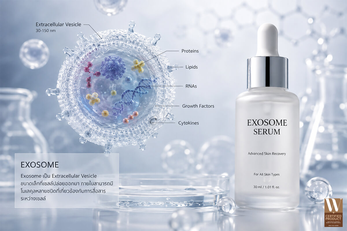 Exosome คืออะไรและการใช้ในผลิตภัณฑ์สกินแคร์