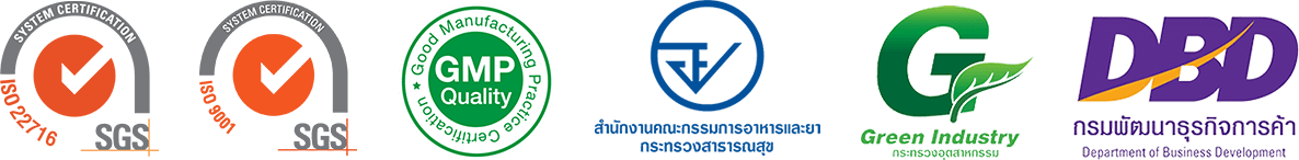 ใบรับรองมาตรฐาน GMP ISO โรงงานผลิตน้ำตบเอสเซนส์ Wise Plus Grow