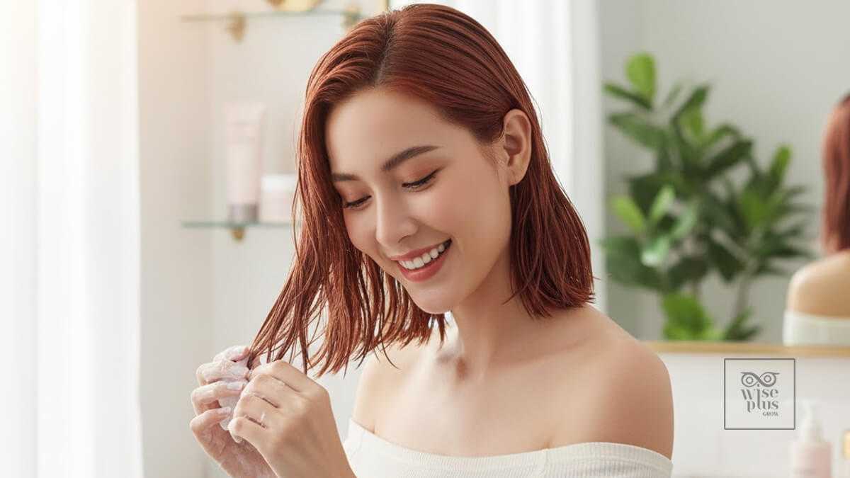 การดูแลผมทำสี