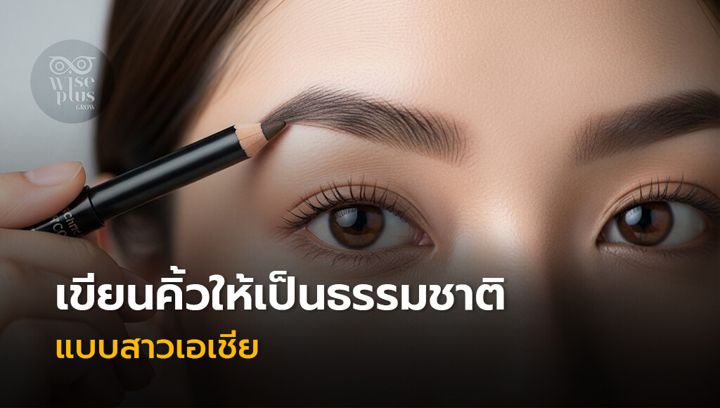 เขียนคิ้วให้เป็นธรรมชาติแบบสาวเอเชีย