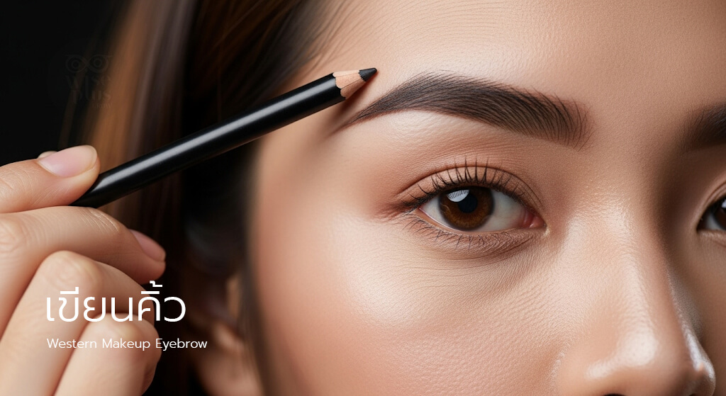 เขียนคิ้วคมชัดสไตล์ฝอ