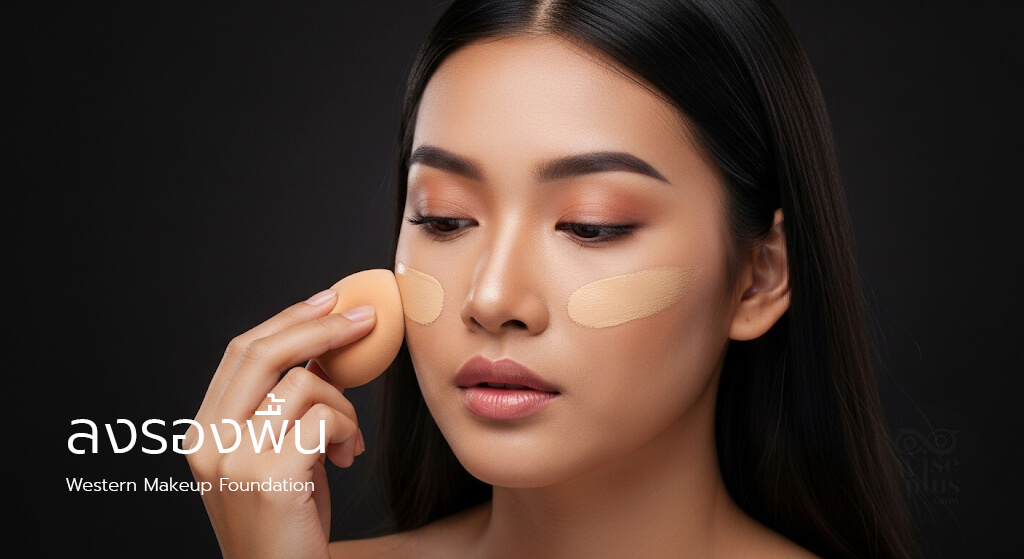 ลงรองพื้นให้เนียนสไตล์สายฝอ