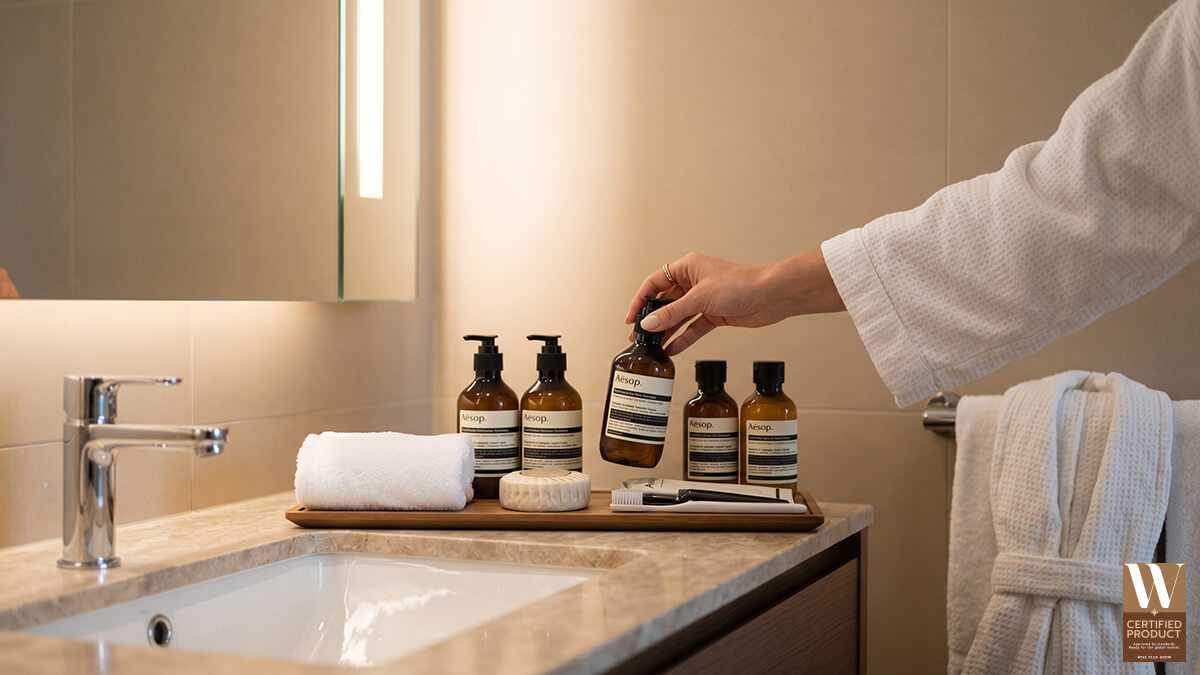 ของใช้ในห้องน้ำโรงแรมมีผลต่อความประทับใจลูกค้า