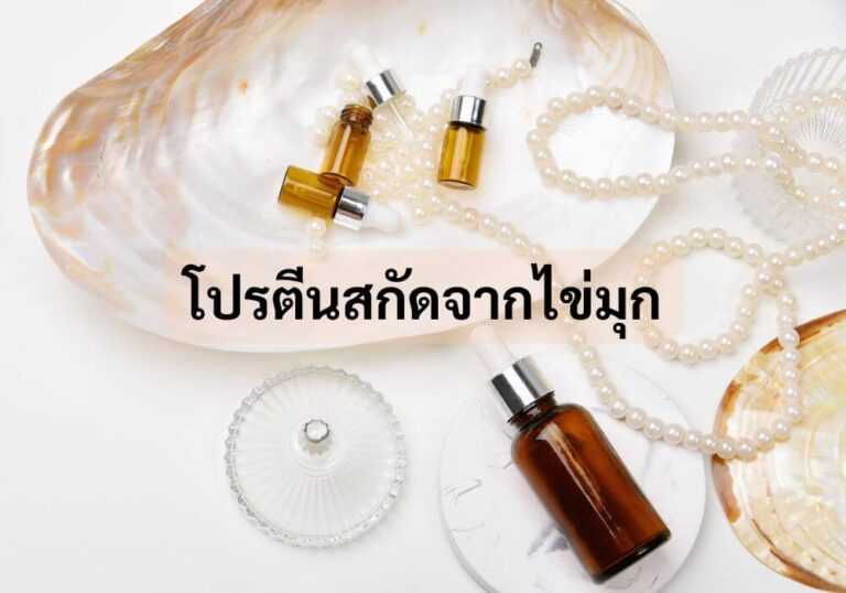 โปรตีนสกัดจากไข่มุก