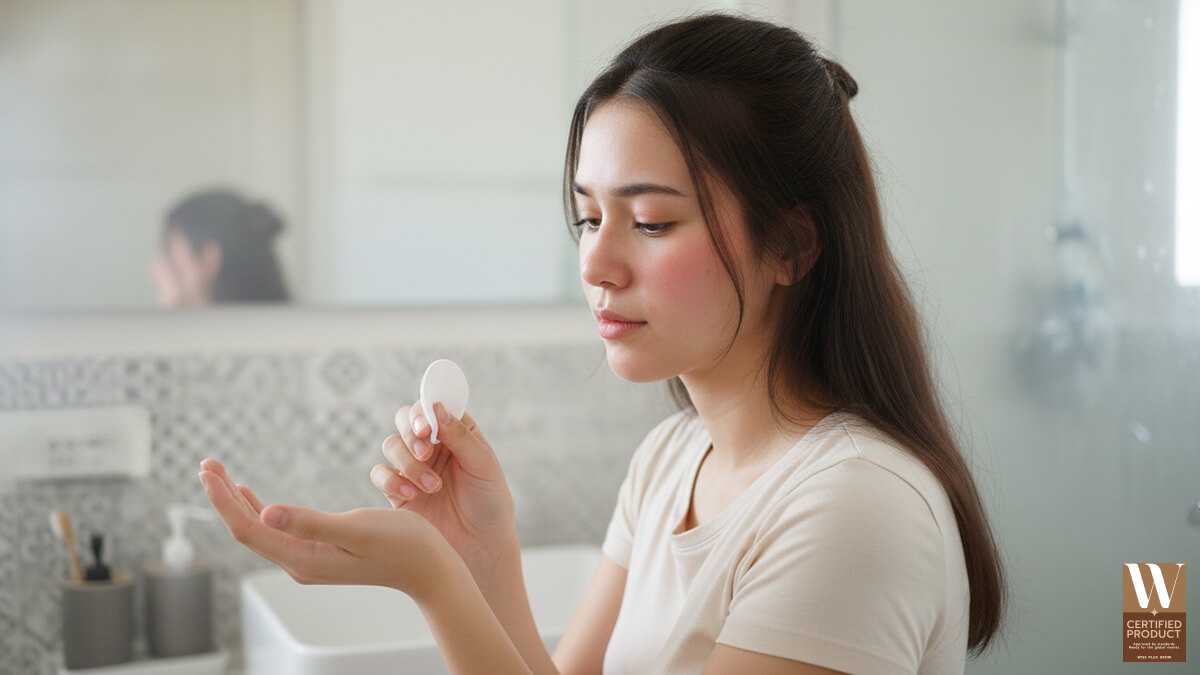 วิธีทดสอบความนุ่มของสำลีด้วยผิวมือ