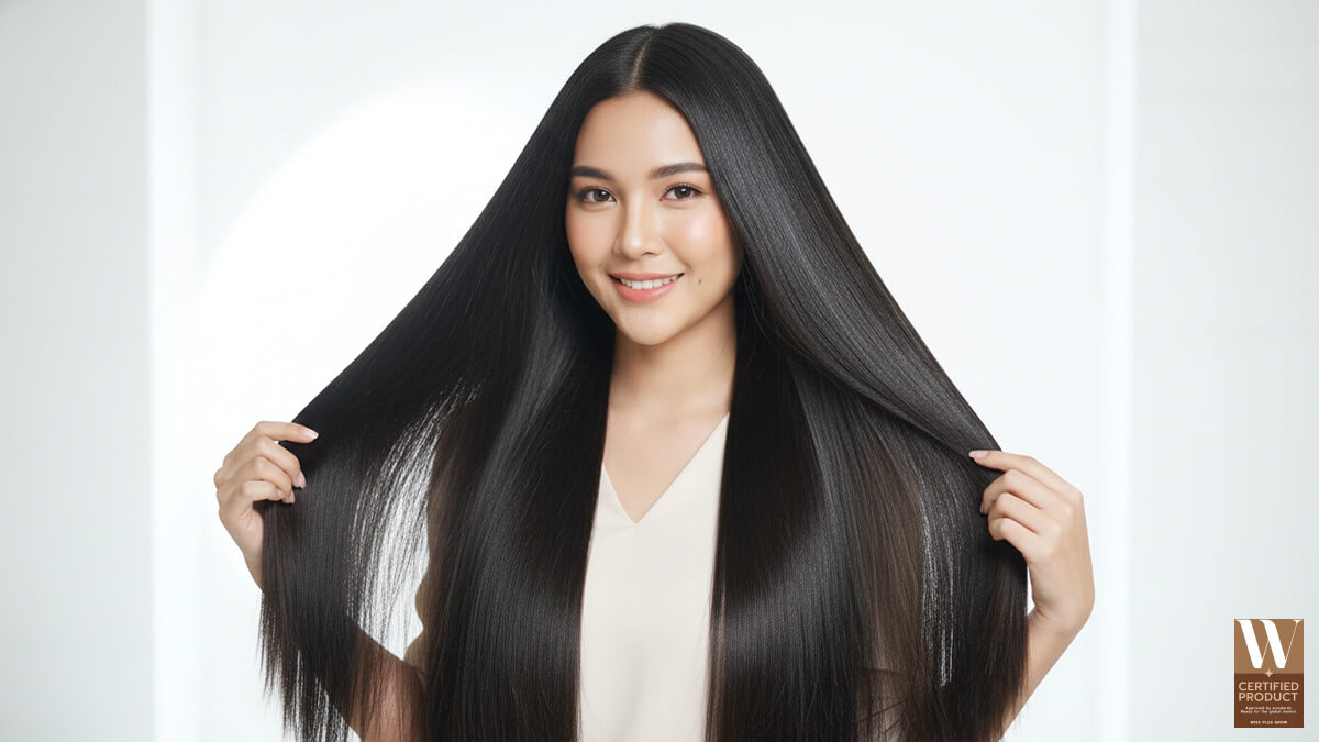 วิธีดูแลผมตรงให้เงางาม