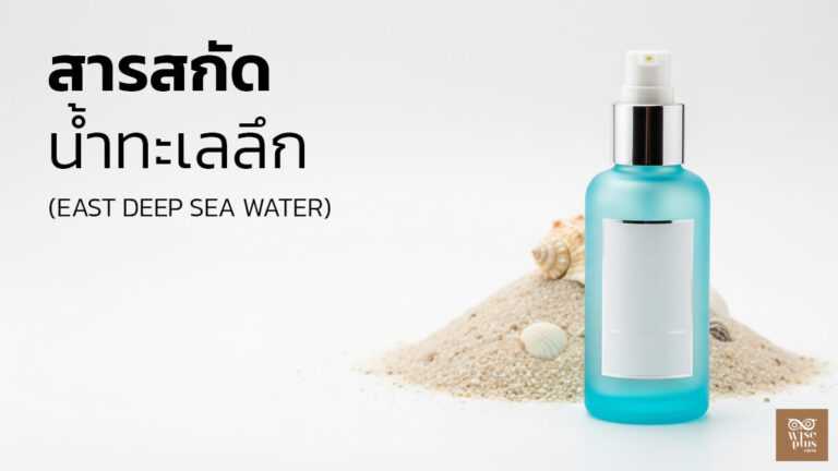 East Deep Sea Water สารสกัดน้ำทะเลลึกเพื่อผิวชุ่มชื้นและสดใส