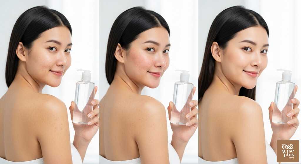 เจลอาบน้ำลดสิวหลังสำหรับผิวมัน ผิวแห้ง และผิวธรรมดา