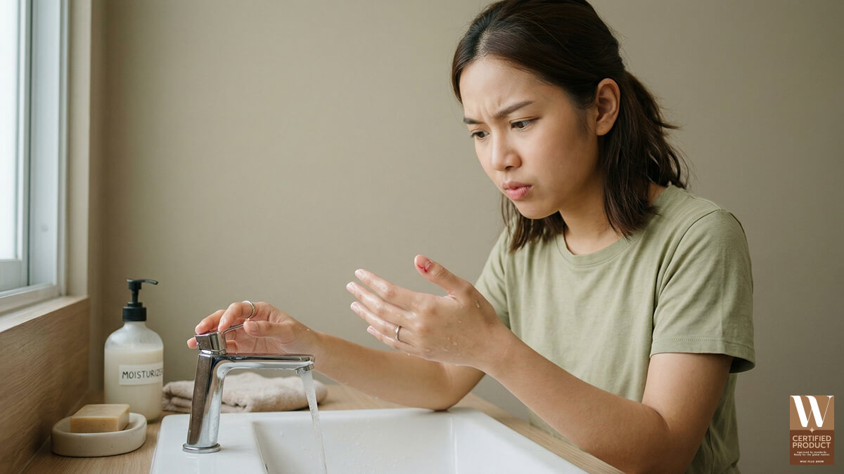 เจ็บทุกครั้งที่ล้างมือเพราะจมูกเล็บฉีก