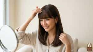 ผมหน้าม้าเป๊ะ