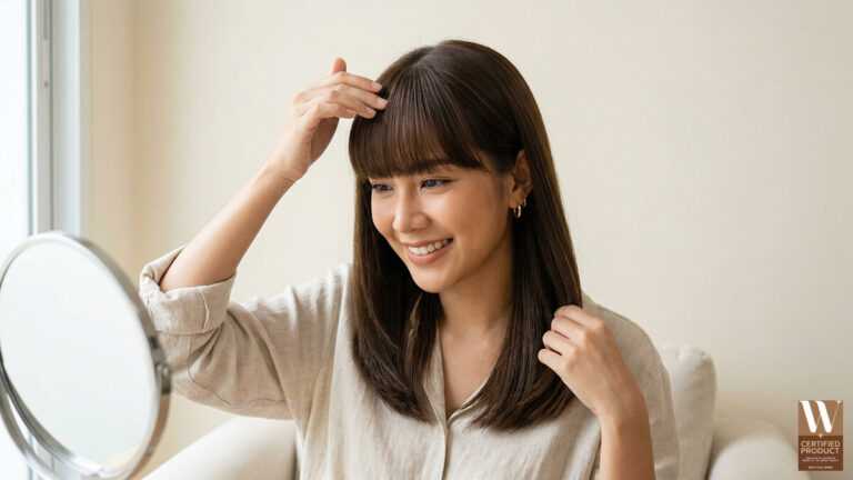 ผมหน้าม้าเป๊ะ