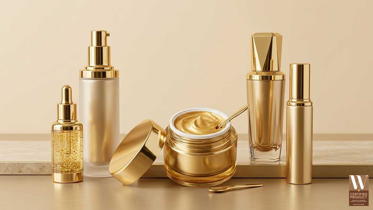 ทองคำแท้ในครีมบำรุงผิว