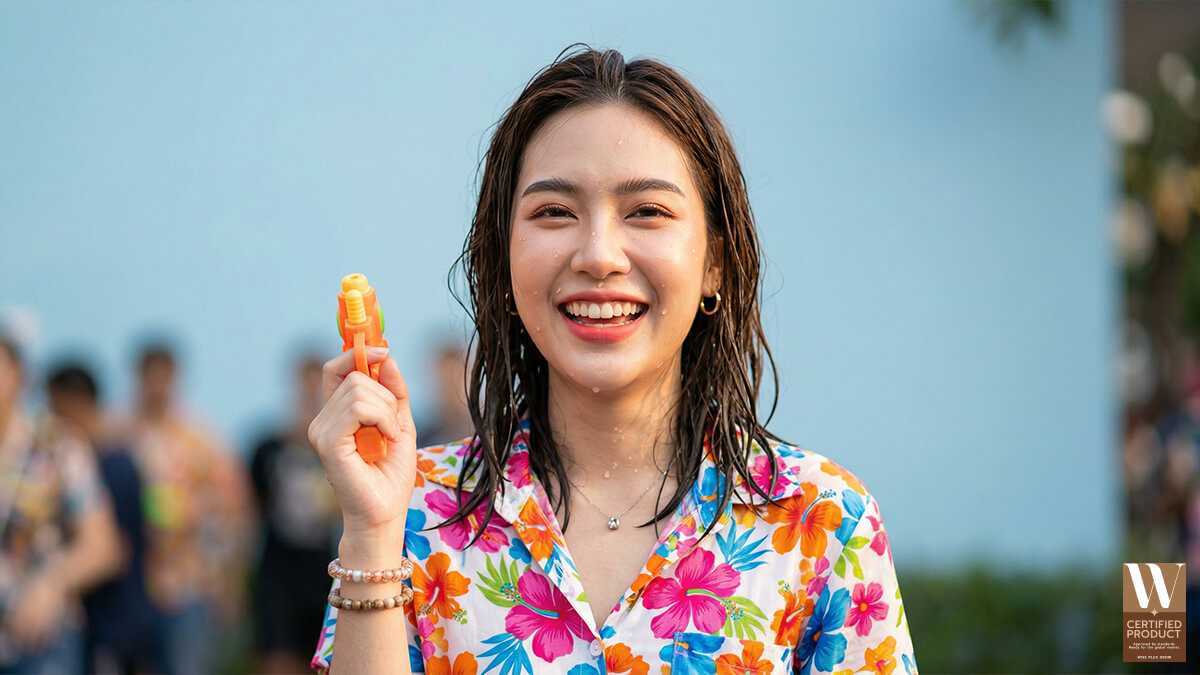 เมคอัพสงกรานต์ลุคกันน้ำ ติดทน สวยท้าแดดท้าสาด