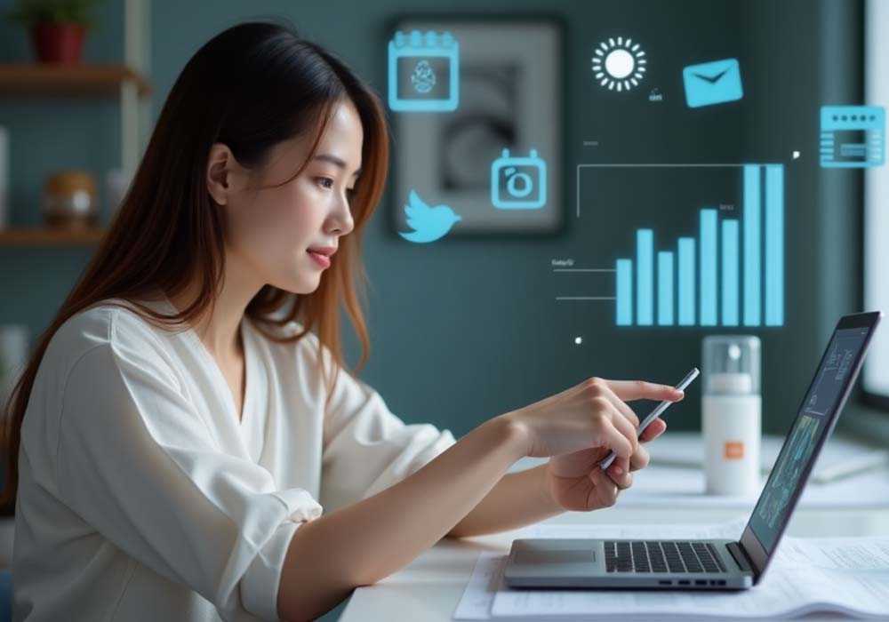 AI สร้างคอนเทนต์สกินแคร์