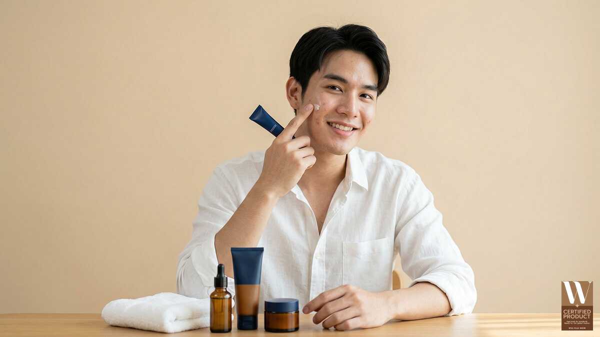 สกินแคร์ลดสิวสำหรับผู้ชาย