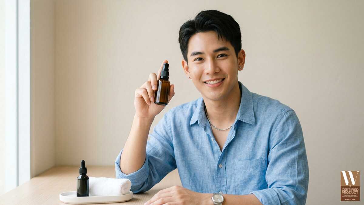 ผลิตภัณฑ์ลดเลือนรูขุมขนสำหรับผู้ชาย