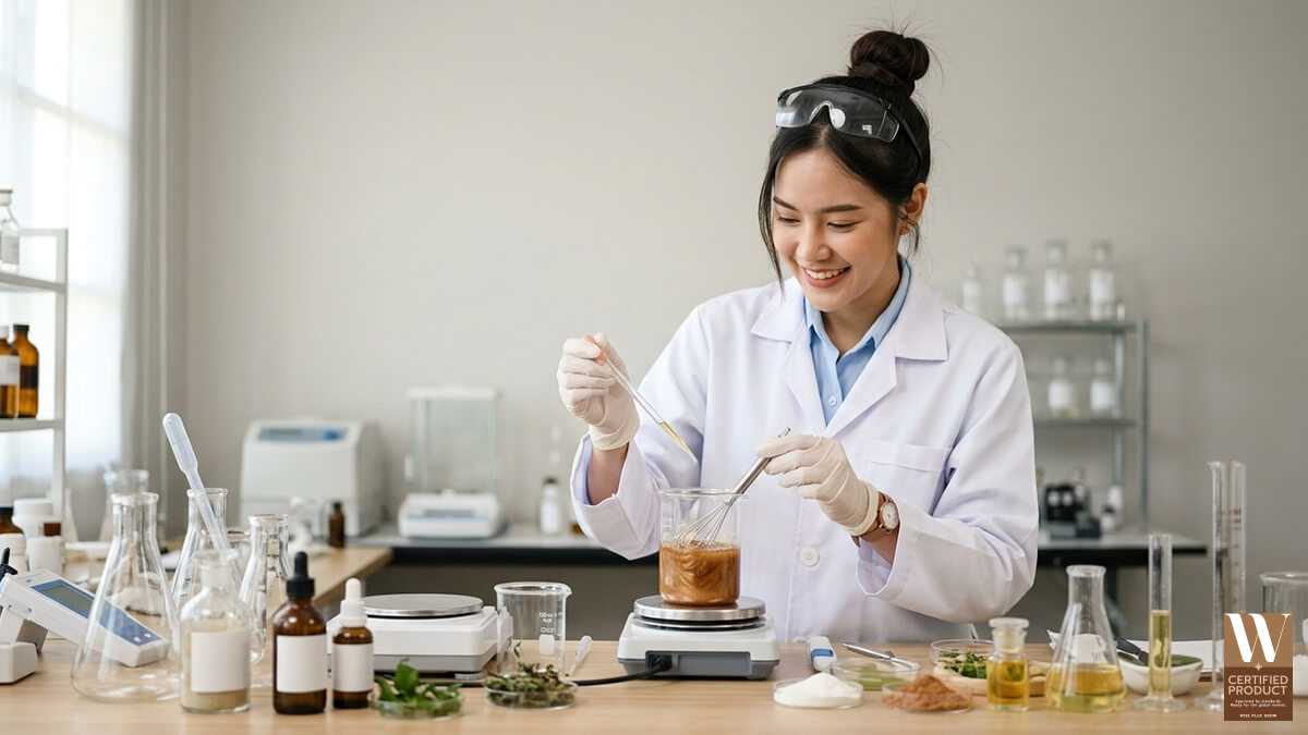 การพัฒนาสูตรเครื่องสำอาง OEM ให้มีเอกลักษณ์เฉพาะแบรนด์